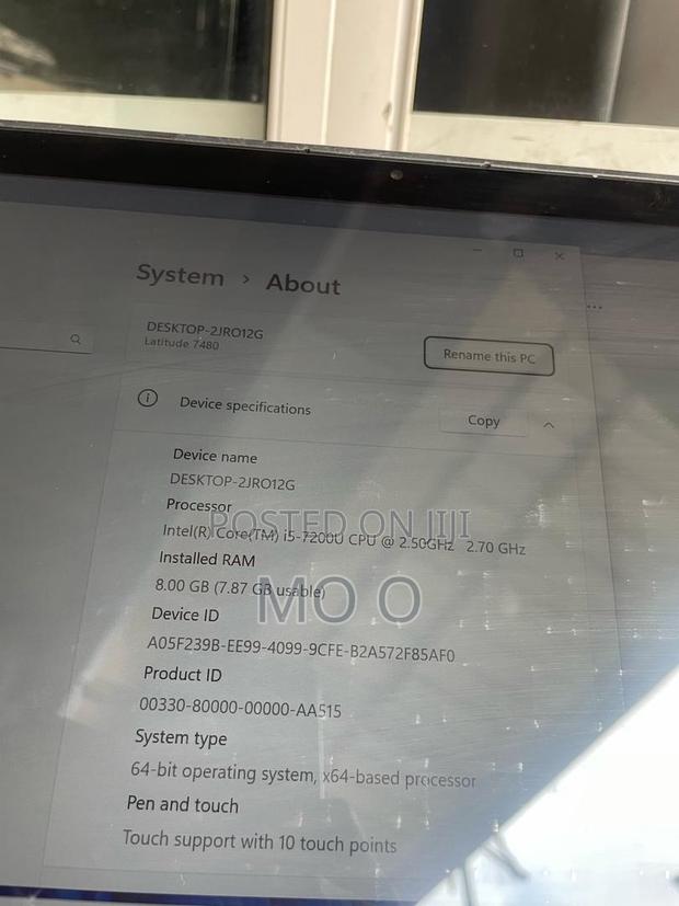 Laptop Dell Latitude 7480 8GB Intel Core I5 SSD 256GB · Photo 1
