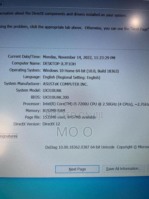 Laptop Asus 8GB Intel Core I5 SSD 256GB · Photo 1