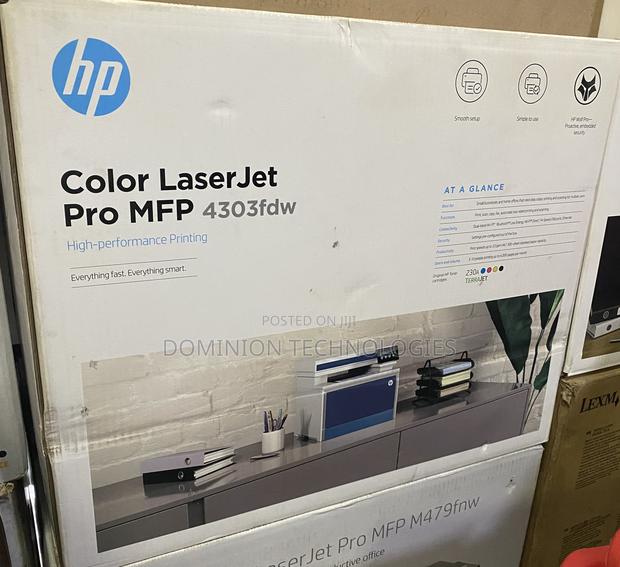 HP Laserjet Pro MFP M4303fdw Print, Fax, Copy, Scan, Duplex · Photo 1