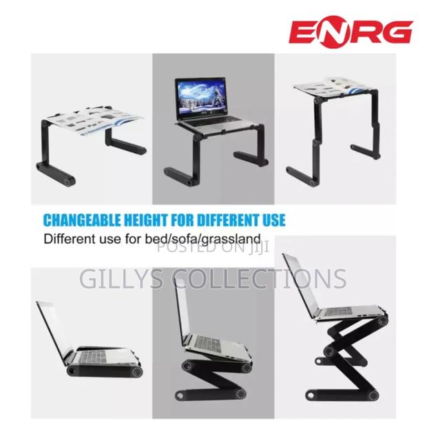 Multifunctional Laptop Table Stand With Fan · Photo 2