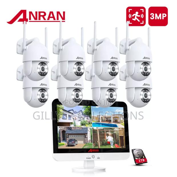 8 Security Camera System CCTV Wireless Wifi Home Outdoor · Photo 1