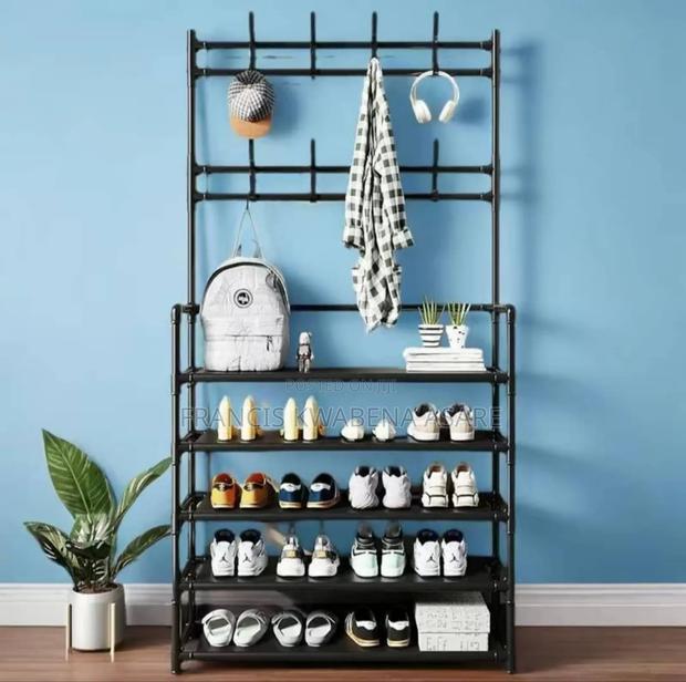 Shoe Rack + Hanger Space 80cm