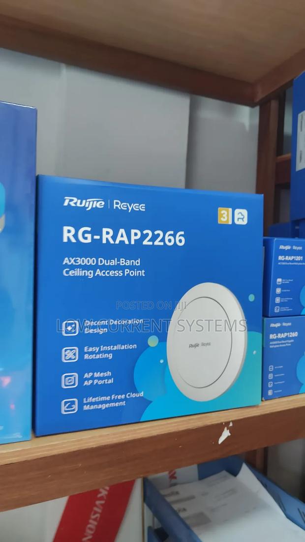 Ruijie Access Point Wifi 6 Dual Band Ap Ceiling Wireles 2266 · Photo 1
