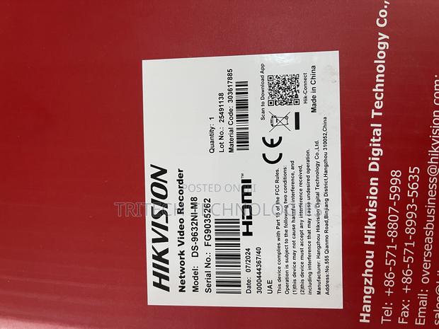 Hikvision 32ch NVR + 8hdd Slot Ds-9632ni-M8 32-Ch 2u NVR · Photo 2