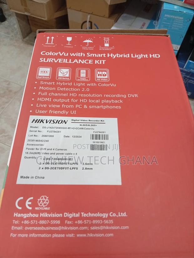 4chanel Hikvision Colorvu With Smart Hd Surveillance Kit · Photo 2