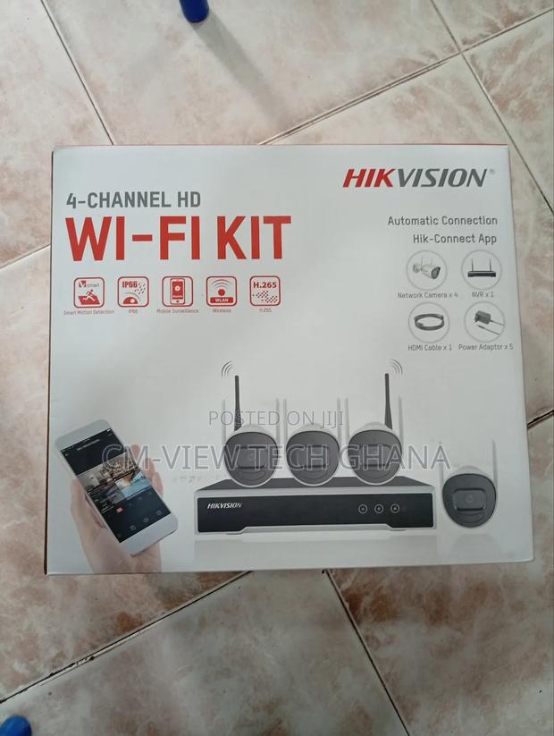 4chanel Hd Outdoor Wifi Camera Kit Hikvision · Photo 1