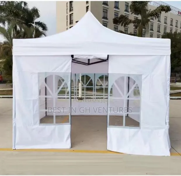White Heavy Duty 10ftx10ft Foldable Tent Enclosed With Windows Door · Photo 1