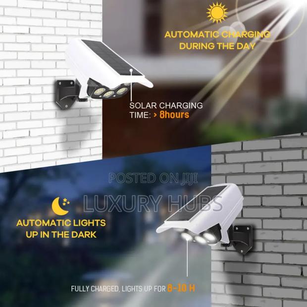 Outdoor Flood Solar Sensor Security Similar Camera Led Light · Photo 1