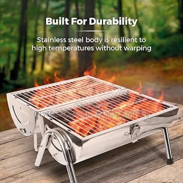 Tower Portable Barrel Grill With Wooden Carry Handle · Photo 1