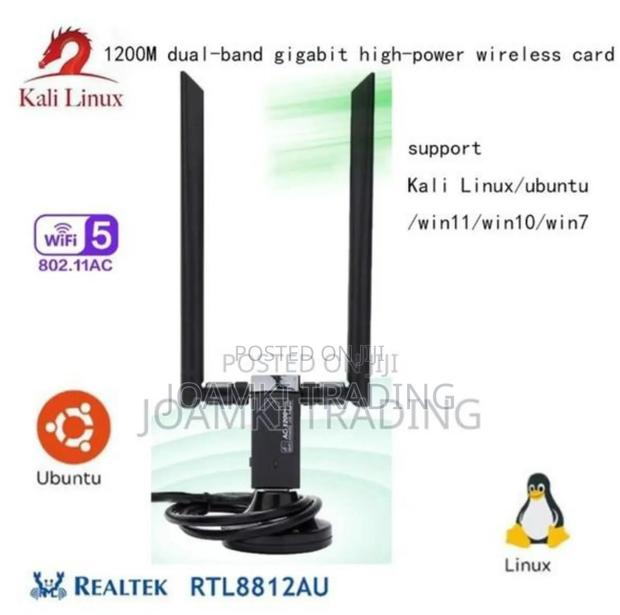 Rtl8812au 1200mbps Dual Band Usb Wifi Adapter: Linux/Windows · Photo 1
