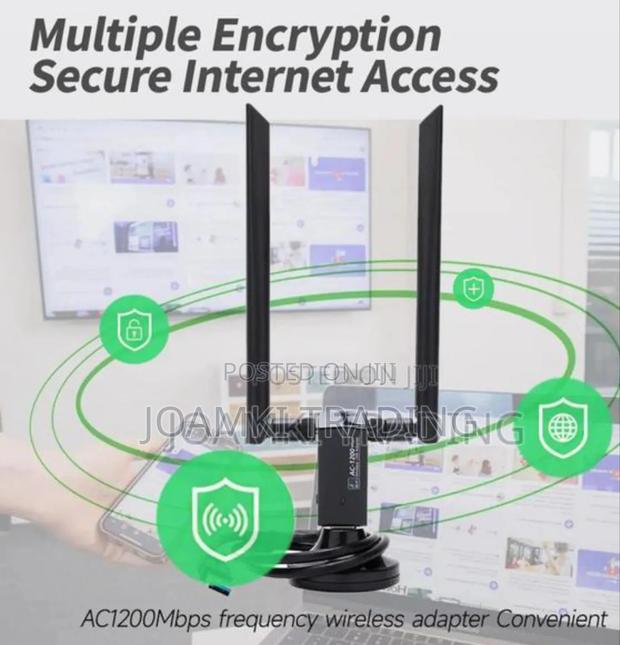 Rtl8812au 1200mbps Dual Band Usb Wifi Adapter: Linux/Windows · Photo 2