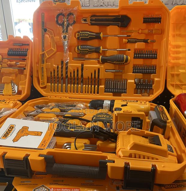 Ingco 165 Pieces Tools Set (With 20v Cordless Lmpact Drill) · Photo 3