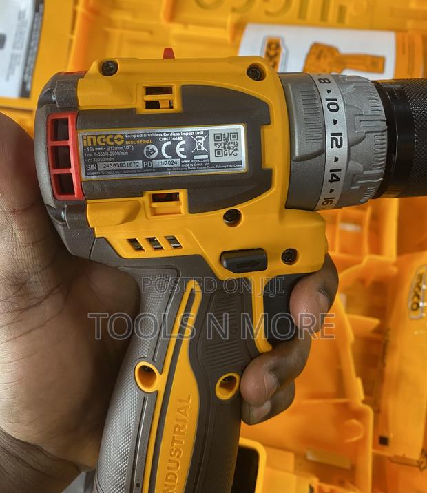 Ingco 16v Compact Cordless Impact Drill (Brushless) · Photo 2