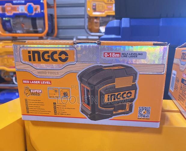 Ingco Self Leveling Line Laser 0-18m (Red Lines) · Photo 1