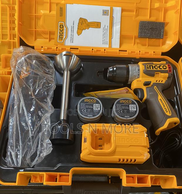Ingco 16v Compact Cordless Drill and Hand Blender Combo · Photo 2