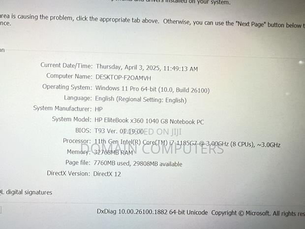 Laptop HP EliteBook 1040 G8 32GB Intel Core i7 SSD 512GB · Photo 7