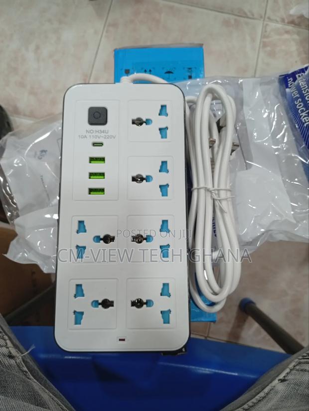6way Extension Board+ 3 Usb+ 1 Type-c · Photo 1