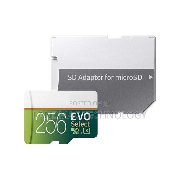 Samsung-256gb Microsdhc Memory Card With Adapter - Green · Photo 1
