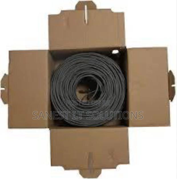 Cat6 FTP Outdoor 305 Meters Black Coated Cable · Photo 1