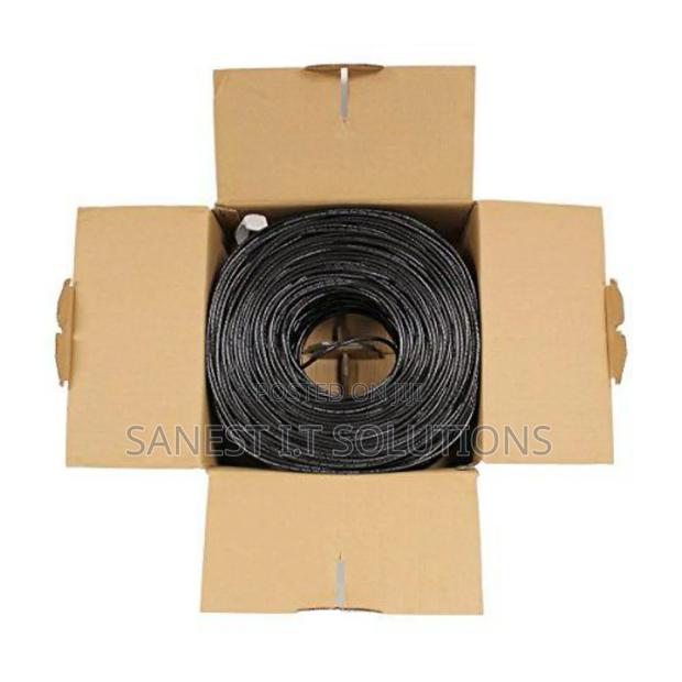 Cat6 FTP Outdoor 305 Meters Black Coated Cable · Photo 2