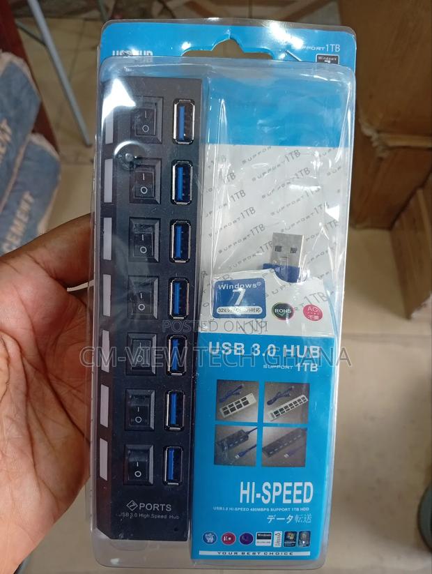 7port 3.0 Usb Hub High-speed · Photo 1
