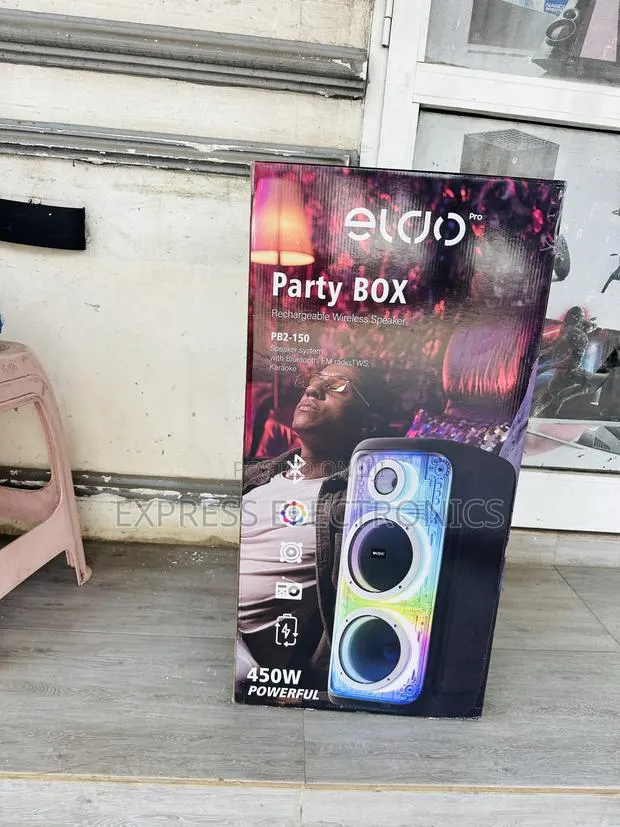 Classic Sleek Pb2-150 Double 8"Bluetooth Speaker Eldo · Photo 1