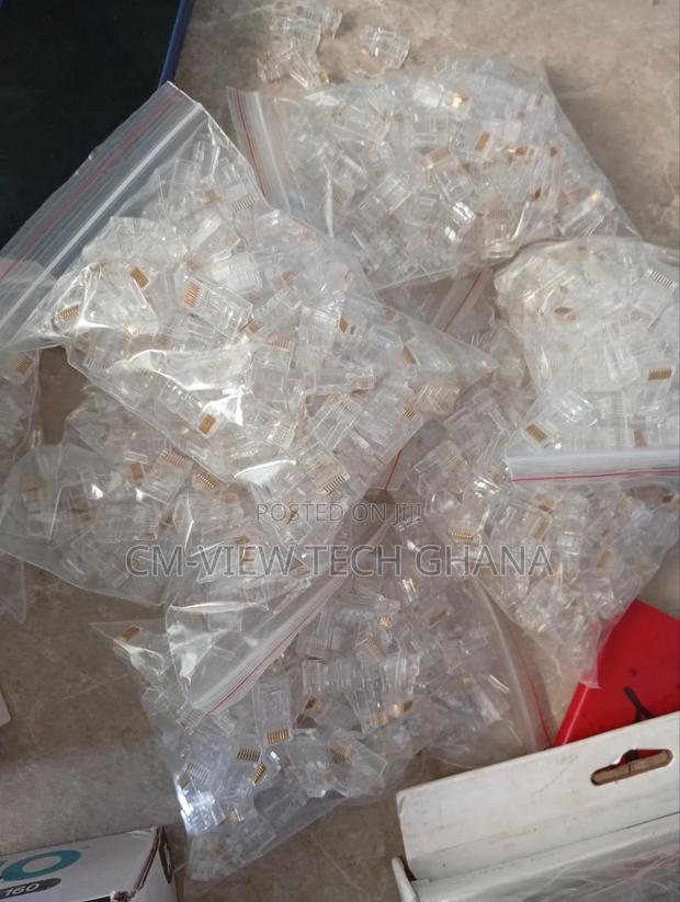 (100pcs)Pass Through Cat6 Rj45 Connectors · Photo 1