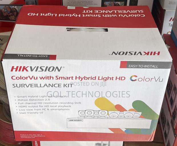 8ch Colorvu Hikvision Kit With 500gb HDD Full Color Audio · Photo 2