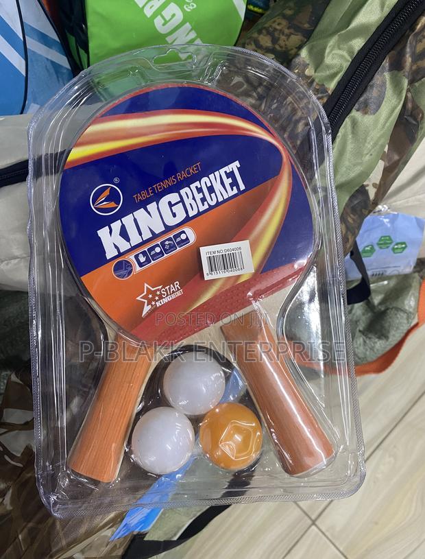 Table Tennis Ball X3 and Tennis Bat/Racket
