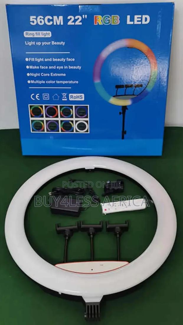 22" Ringlight Complete With Stand ( Change Different Colors) · Photo 1