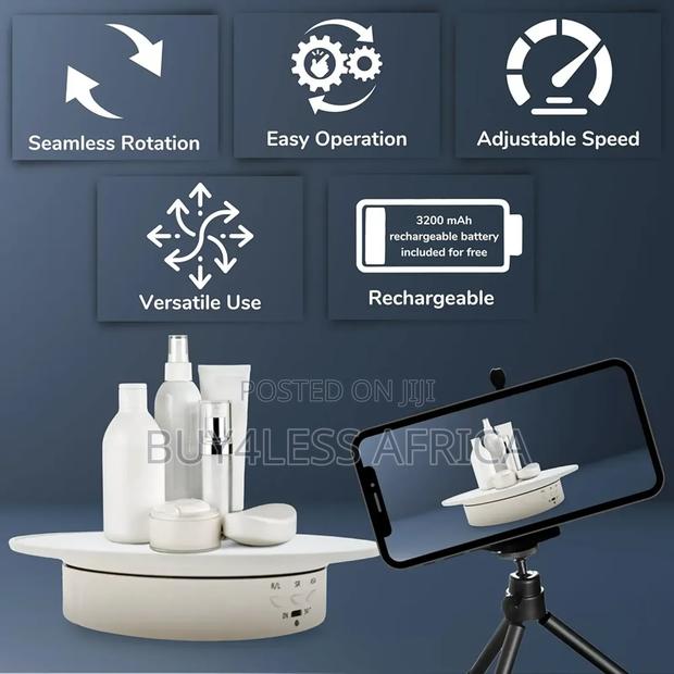 Electric Rotating Display Stand (Rechargeable) · Photo 1