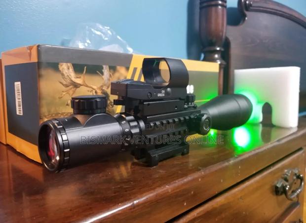12x50 Zoom Rifle Scope Laser Sight And Holographic Dot · Photo 2