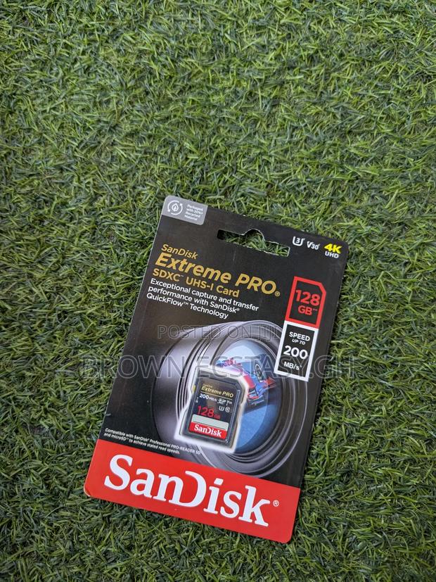 Sandisk Extreme Pro Camera Sd Card 128gb · Photo 1
