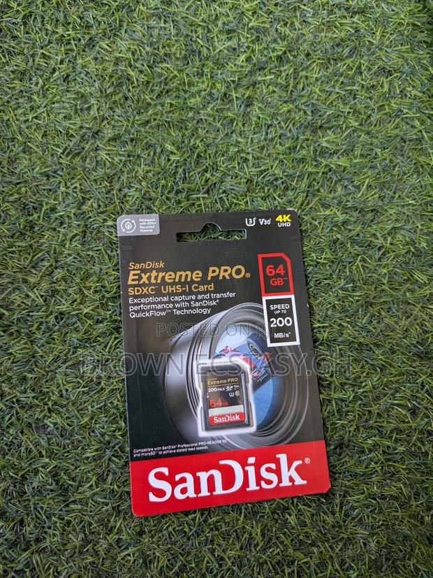 Sandisk Extreme Pro 64gb Camera Sd Card · Photo 1