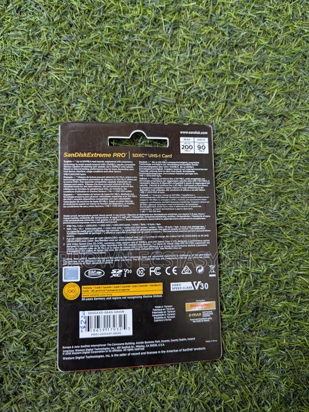 Sandisk Extreme Pro 64gb Camera Sd Card · Photo 2
