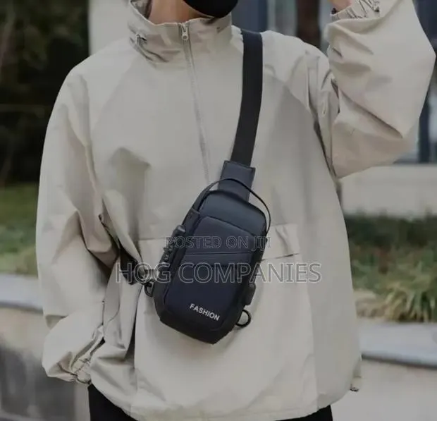 Men's Anti-Theft Crossbody Chest Side Bag - Fast Delivery in 2hrs · Photo 1