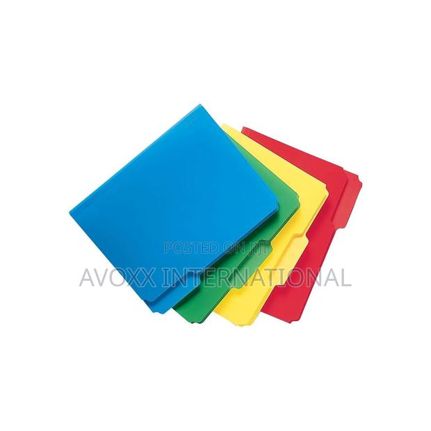 Smead Poly File Folders Blue/ Red 24pk Letter (10503) · Photo 1