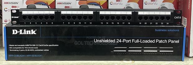 24port Dlink Patch Panel Unshielded Full Loaded Patch Panel · Photo 1