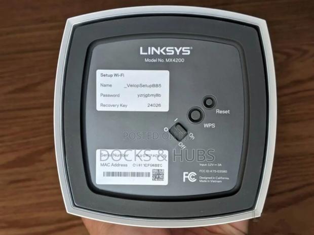 Linksys Mx4200 Mesh Wifi Router - Ax4200 Wifi 6 Router - · Photo 7