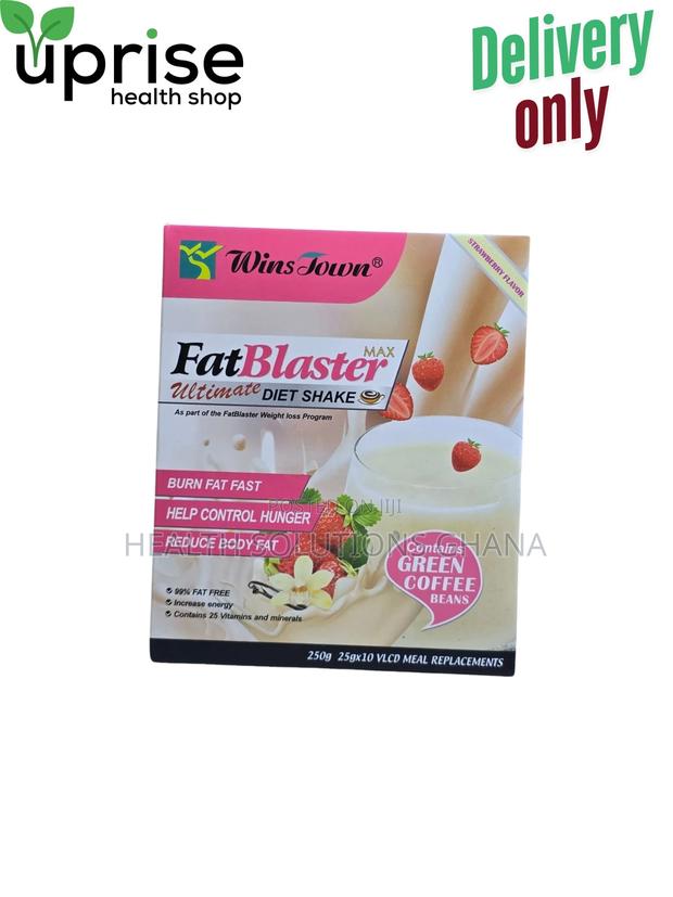 Wins Town Fat Buster Ultimate Diet Shake (Strawberry) – 250g · Photo 1