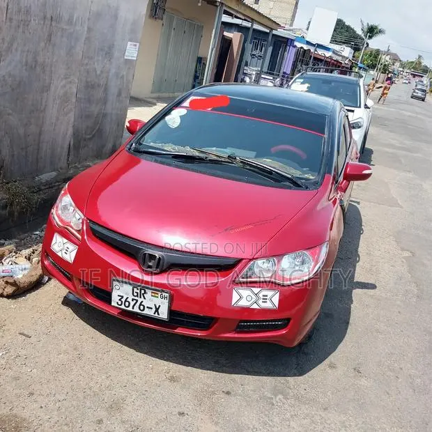 Honda Civic 2006 Red · Photo 1