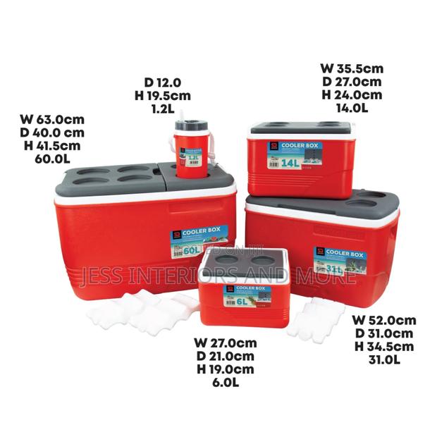 Ice Chest 5pc Set( Red) · Photo 2