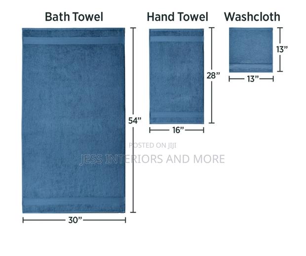 Welhome 100% Cotton 6-Piece Ultra Soft Twist Towel Set · Photo 2