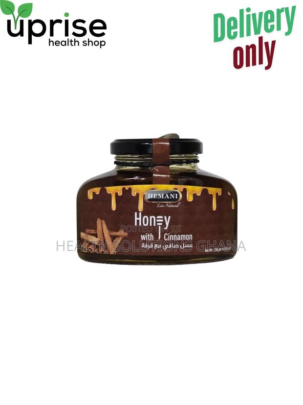 Hemani Honey With Cinnamon – 250g (Pay After Delivery) · Photo 1