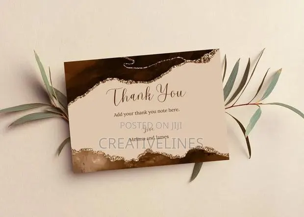 Customised Thank U Card · Photo 1
