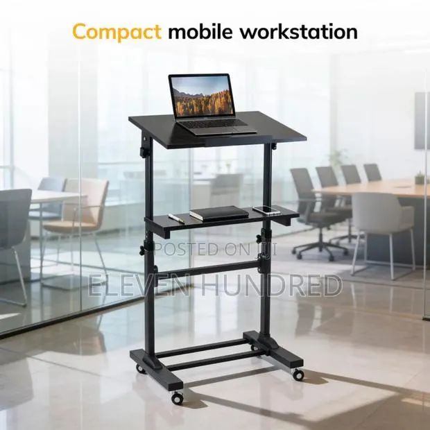Mobile Lectern Stand Up Desk · Photo 1