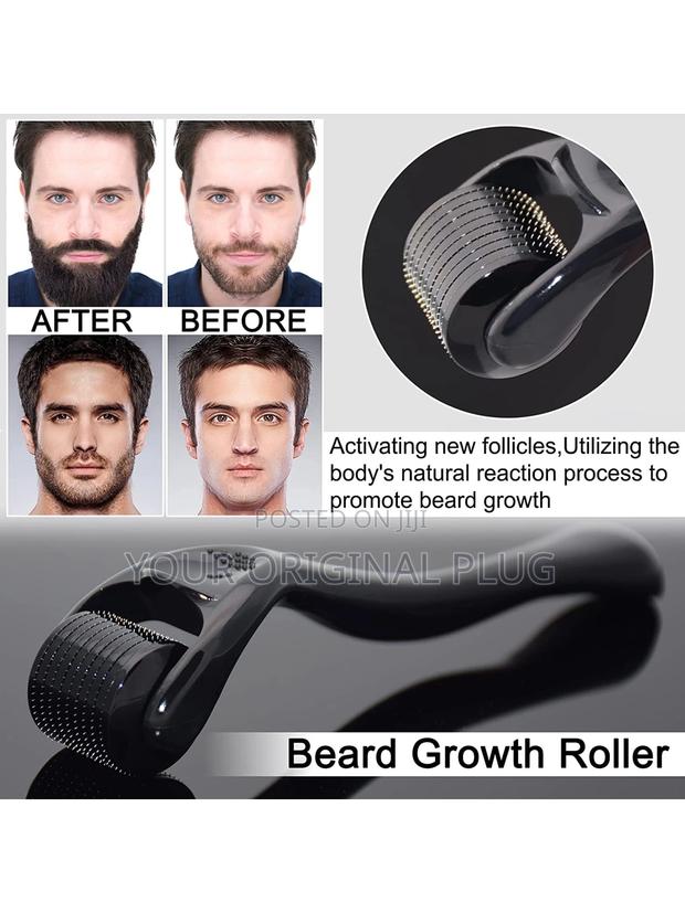 Kirkland Minoxidil + Derma Roller (Beard Growth Baldness) · Photo 4