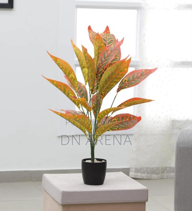 Artificial Croton Plant Ornamental Plant, · Photo 1