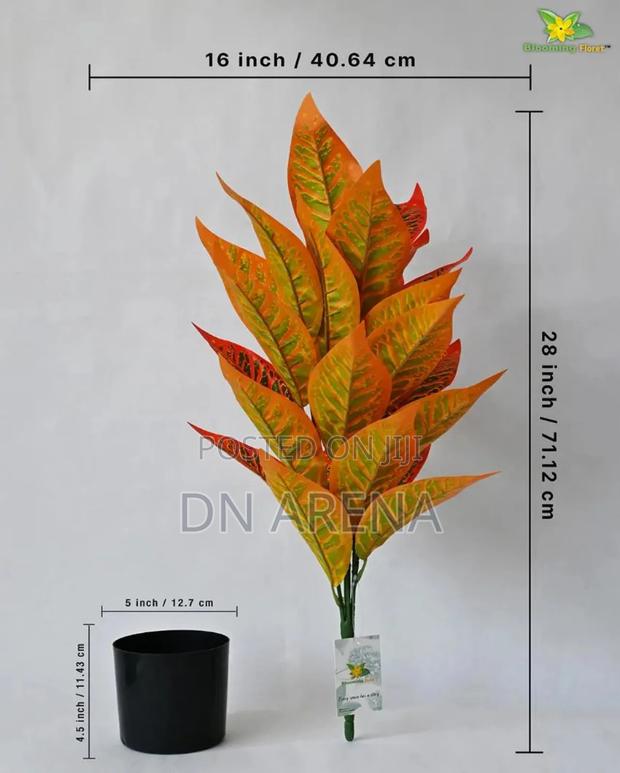 Artificial Croton Plant Ornamental Plant, · Photo 4