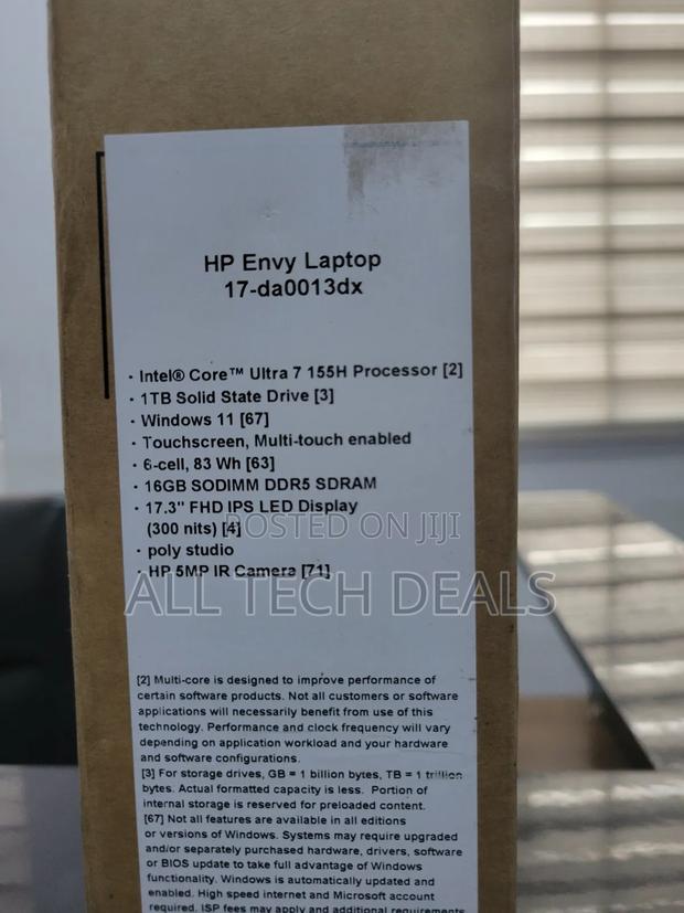 New Laptop HP Envy 17 16GB Intel Core Ultra 7 SSD 1T · Photo 2
